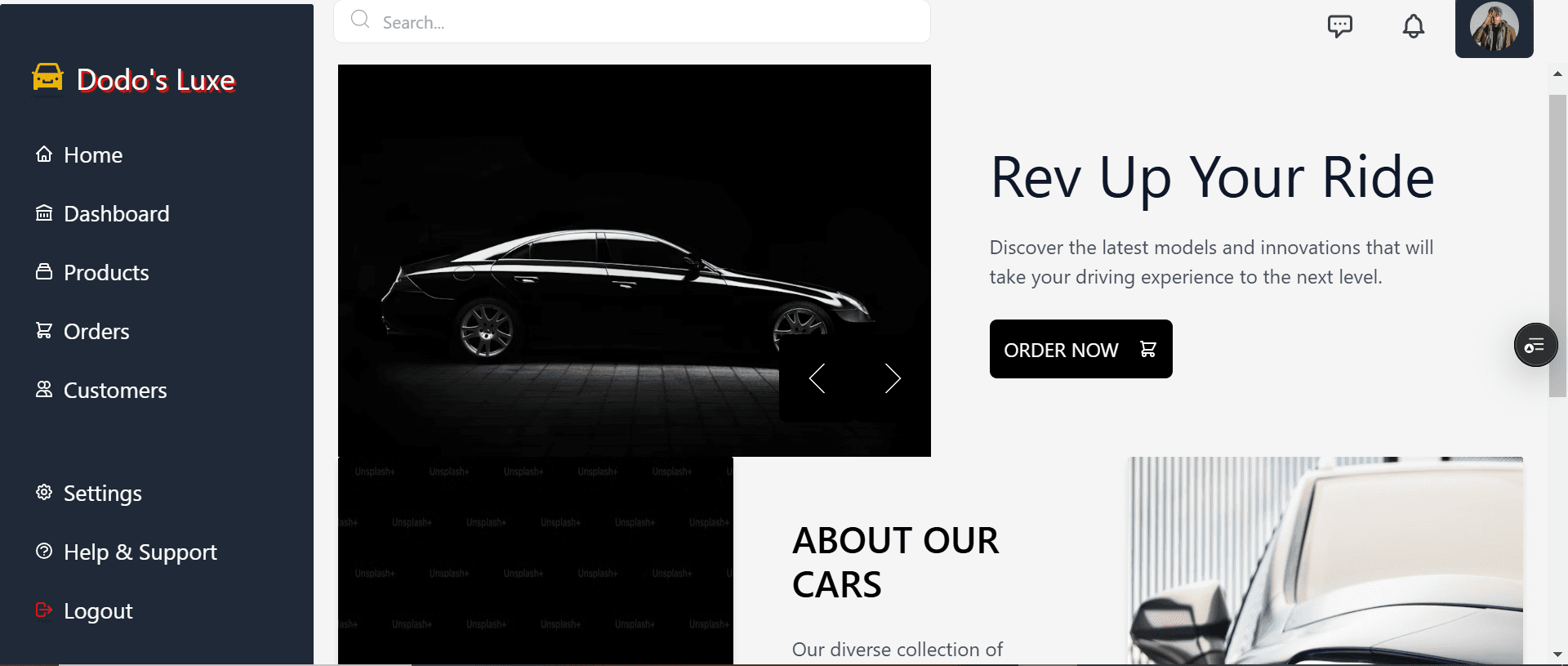 Car-Hub|E-commerce