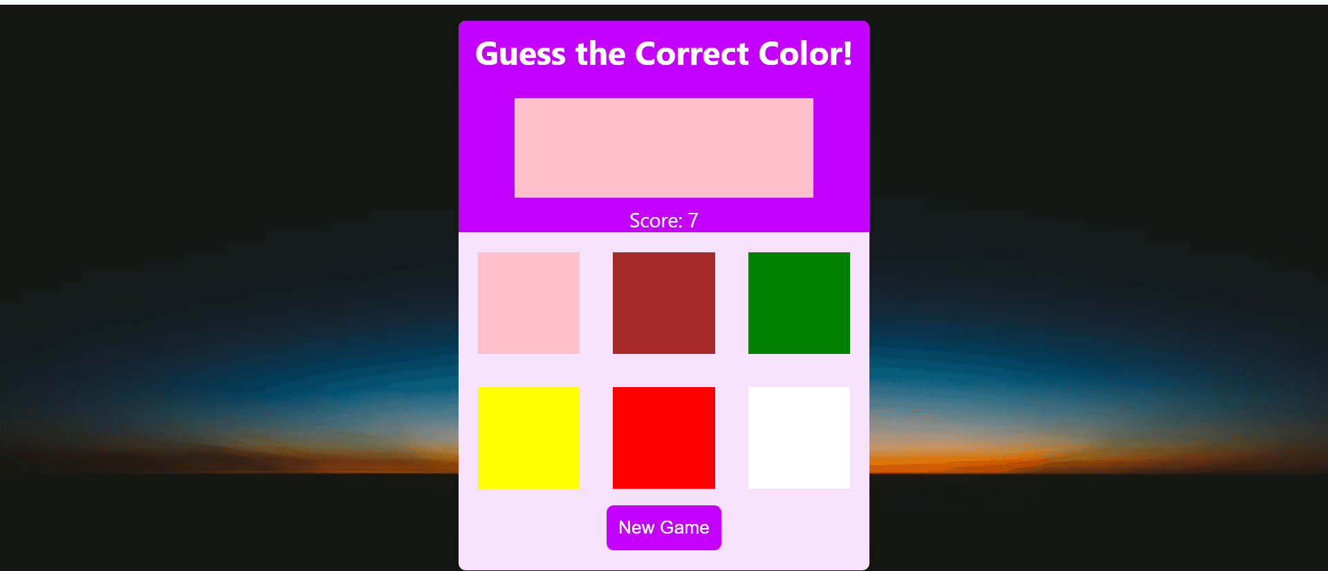 Color Predictor